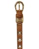 Déhanche Women's Rivet Suede Belt - 3