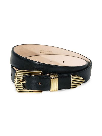 Déhanche Women's Rosen Ridged Leather Belt