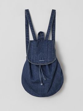 DIAGONAL Denim Chubby Bag_Blue