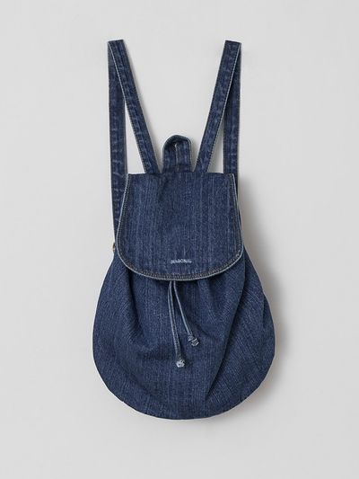 DIAGONAL Denim Chubby Bag_Blue
