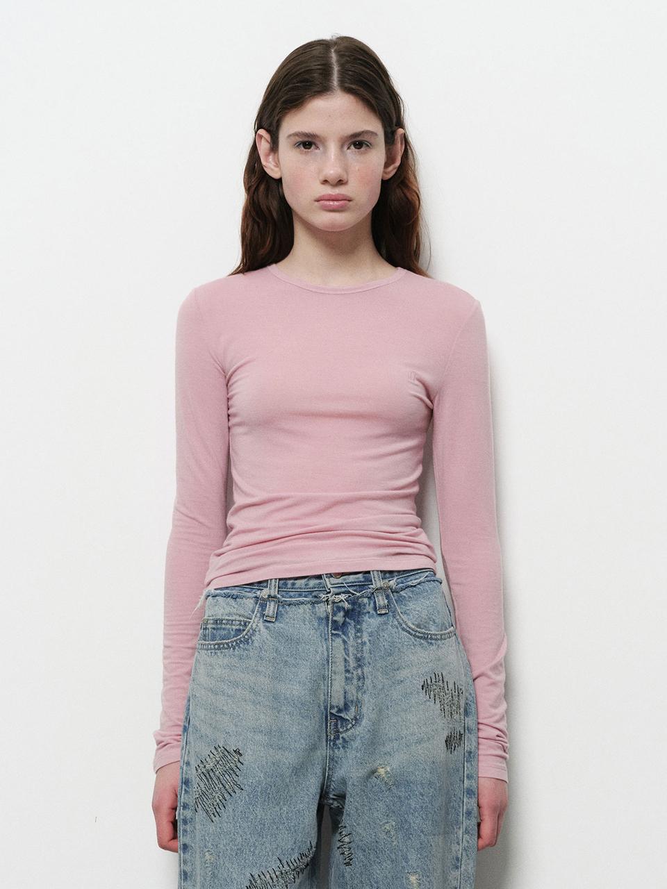 DIAGONAL SOFT BASIC TEE T-SHIRTS (3color)