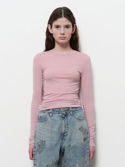 DIAGONAL SOFT BASIC TEE T-SHIRTS (3color)