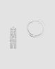 Diamonds at Saks Fifth Avenue Women's 14K White Gold & 1.61 TCW Lab-Grown Diamond Huggie Earrings - 1
