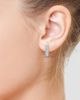 Diamonds at Saks Fifth Avenue Women's 14K White Gold & 1.61 TCW Lab-Grown Diamond Huggie Earrings - 2
