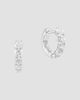 Diamonds at Saks Fifth Avenue Women's 14K White Gold & 1.95 TCW Lab-Grown Diamond Huggie Hoop Earrings - 1