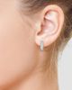 Diamonds at Saks Fifth Avenue Women's 14K White Gold & 1.99 TCW Lab-Grown Diamond Huggie Earrings - 2