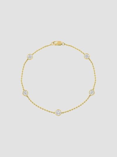 Diamonds at Saks Fifth Avenue Women's 14K Yellow Gold 0.90 TCW Lab-Grown Diamond Bracelet
