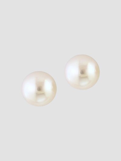 Diamonds at Saks Fifth Avenue Women's 18K White Gold & Cultured Freshwater Pearl Stud Earrings/6.5MM