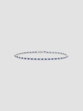 Diamonds at Saks Fifth Avenue Women's 18K White Gold, Diamond & Sapphire Bracelet
