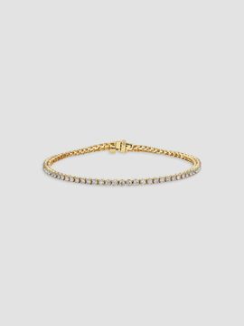 Diamonds at Saks Fifth Avenue Women's 18K Yellow Gold & 2.11 TCW Diamond Tennis Bracelet