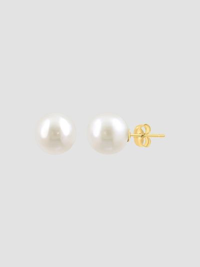 Diamonds at Saks Fifth Avenue Women's 18K Yellow Gold & Freshwater Pearl Stud Earrings