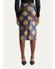 Diane von Furstenberg Bianca Sequin Mesh Midi Pencil Skirt - 3