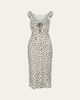 Diane von Furstenberg Christina Ruffle-Trim Polka Dot Midi Dress - 1