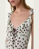 Diane von Furstenberg Christina Ruffle-Trim Polka Dot Midi Dress - 5