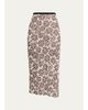 Diane von Furstenberg Cleo Floral Knit Midi Pencil Skirt - 1