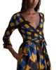 Diane Von Furstenberg Diane von Furstenberg Ballerina Wrap V Neck Dress - 2