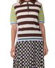 Diane von Furstenberg Diane von Furstenberg Catrina Striped Merino Wool Polo Sweater - 1