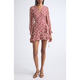 Diane von Furstenberg Diane von Furstenberg Emilia Long Sleeve Wrap Minidress