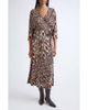 Diane von Furstenberg Diane von Furstenberg Ivara Ikat Print Faux Wrap Dress - 1