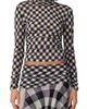 Diane von Furstenberg Diane von Furstenberg Logan Diamond Pattern Turtleneck - 1