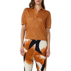 Diane von Furstenberg Diane von Furstenberg Maren Metallic Knit Sweater