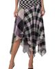 Diane von Furstenberg Diane von Furstenberg Margot Silk Handkerchief Hem Midi Skirt - 1