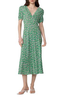 Diane von Furstenberg Diane von Furstenberg Molly Floral Midi Dress