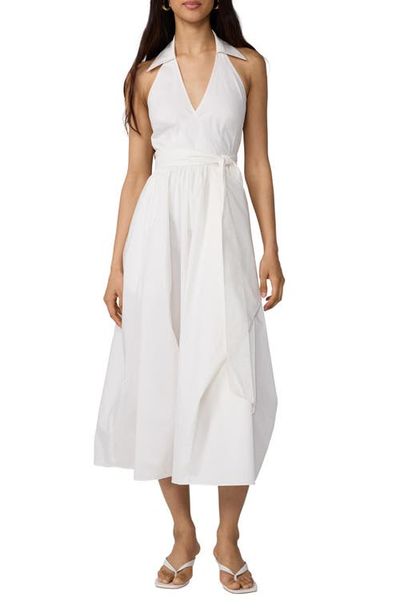 Diane von Furstenberg Diane von Furstenberg Nova Faux Wrap Cotton Poplin Wrap Sundress