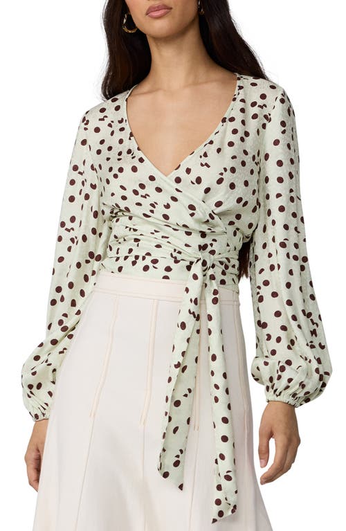 Diane von Furstenberg Diane von Furstenberg Phoebe Dot Wrap Top