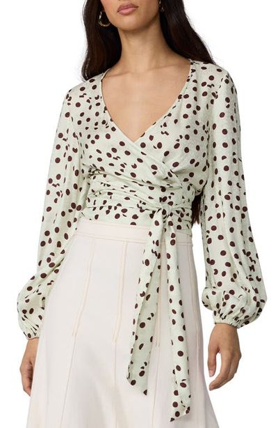Diane von Furstenberg Diane von Furstenberg Phoebe Dot Wrap Top
