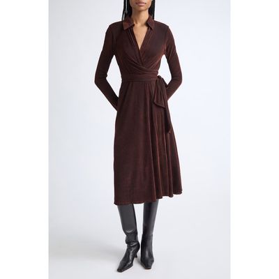 Diane von Furstenberg Diane von Furstenberg Phoenix Corduroy Wrap Dress