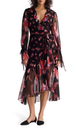 Diane von Furstenberg Diane von Furstenberg Thena Ruffle Wrap Dress
