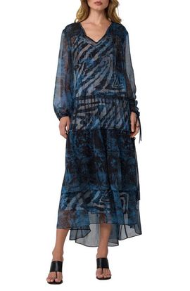 Diane von Furstenberg Diane von Furstenberg Zena Long Sleeve Maxi Dress