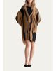 Diane von Furstenberg Leone Fringed Abstract Intarsia Cardigan - 2