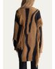 Diane von Furstenberg Leone Fringed Abstract Intarsia Cardigan - 3