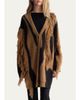 Diane von Furstenberg Leone Fringed Abstract Intarsia Cardigan - 4