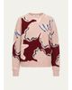 Diane von Furstenberg Mirella Floral Intarsia Wool-Cashmere Sweater - 1