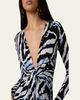 Diane von Furstenberg Sasha Animal-Print Plunging Jersey Maxi Dress - 5