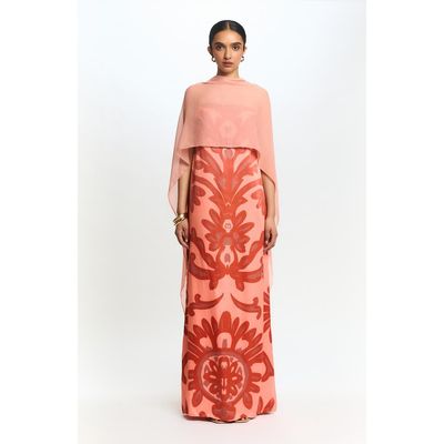DIARRABLU DIARRABLU Elia Tubi Strapless Shawl Dress