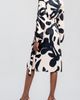 DIARRABLU DIARRABLU Lala Long Sleeve Midi Wrap Dress - 4