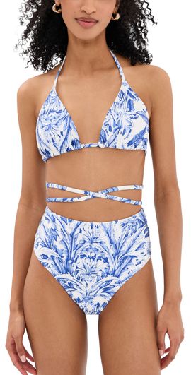 DIARRABLU DIARRABLU Maai Swim Bikini Set Toile Blue