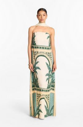 DIARRABLU DIARRABLU Tubi Ben Strapless Dress Viva With Shawl