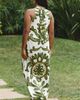 DIARRABLU Halter Neck Printed Maxi Dress - 6