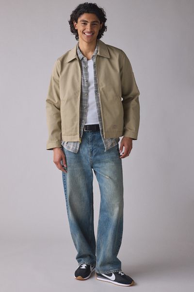 Dickies Dickies Eisenhower Unlined Gas Jacket in Taupe, Men's at Urban Outfitters