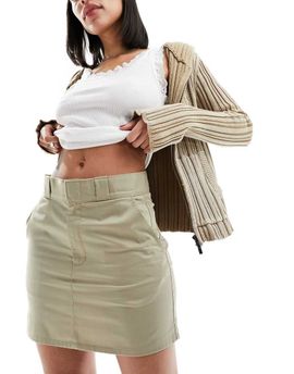 Dickies Dickies mini work skirt in beige tan-Neutral