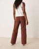 Dickies Dickies river ranch western double knee canvas pants in cappuccino brown - 2
