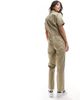 Dickies Dickies Vale coverall jumpsuit in khaki-Green - 3