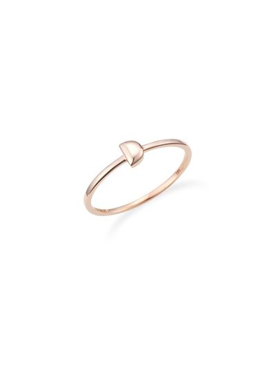 DIDIER DUBOT Glass Stone Round Gold Ring (JDRRRYS05XX)