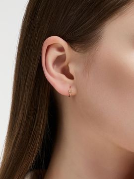 DIDIER DUBOT Miss Two Gold Earrings (JDRER5S44XX)