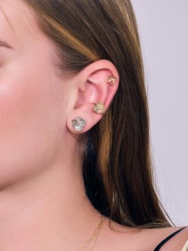DIDIER DUBOT RADIDI Single Earring (Gold) (JDDEN5S034S)
